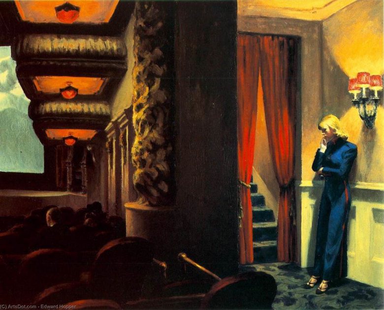 Эдвард Хоппер, Нью-йоркский кинотеатр, 1939
