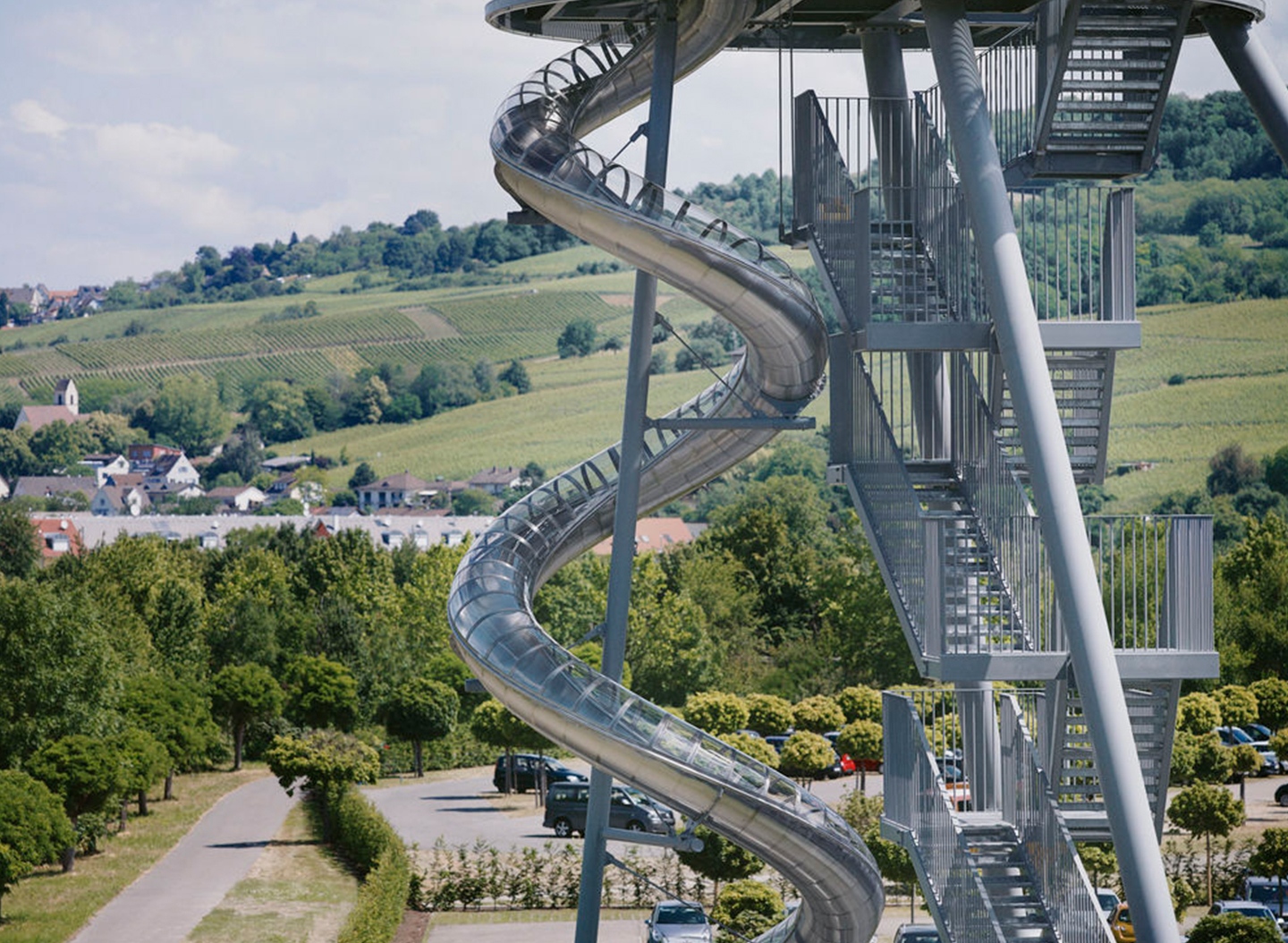 Vitra Slide Tower, Картсен Хеллер