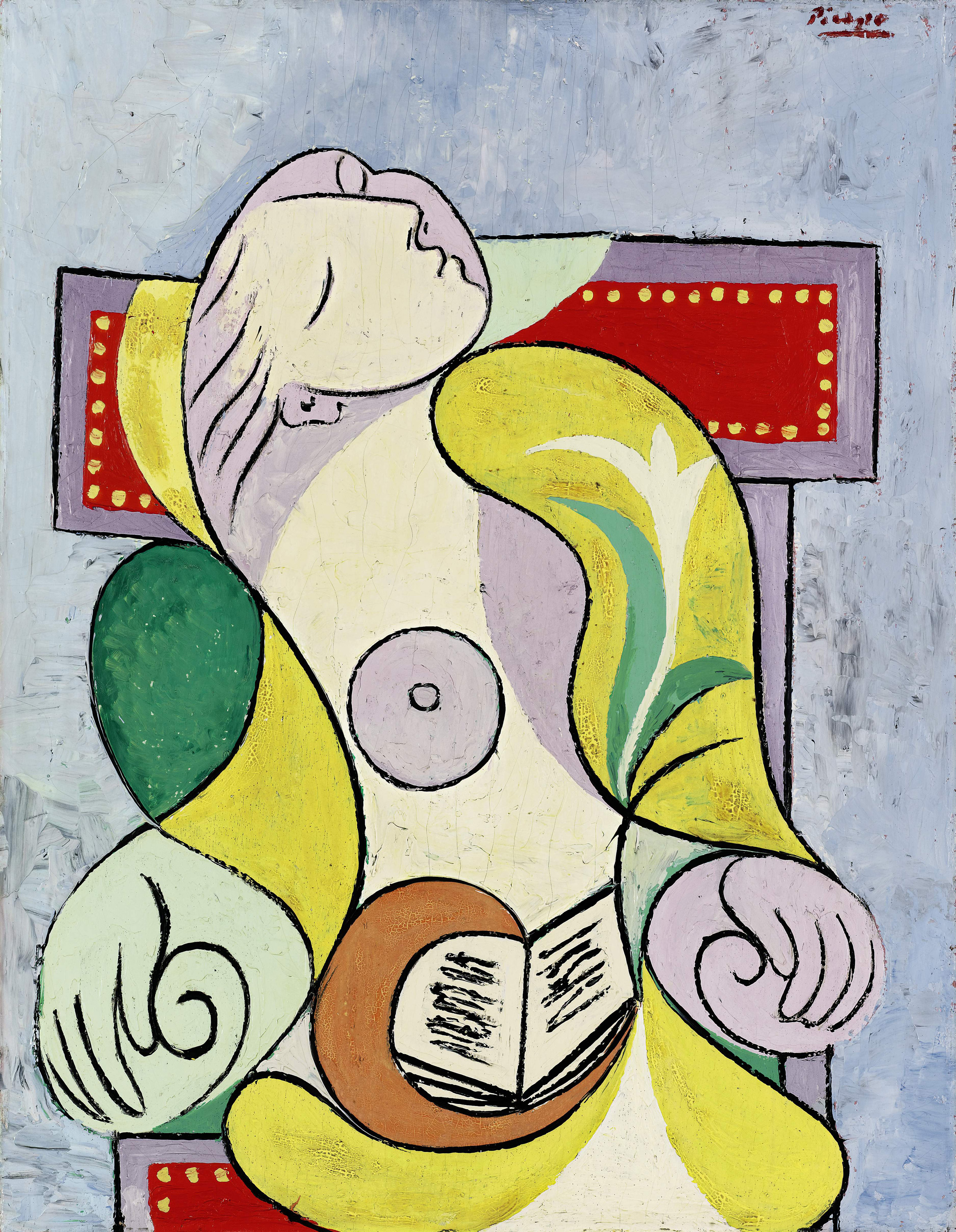 «Чтение», 1932, Пабло Пикассо. Находится в частной коллекции