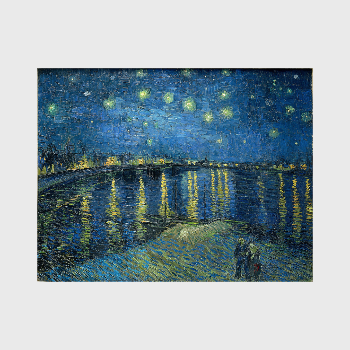 Звездная ночь над Роной, 1888