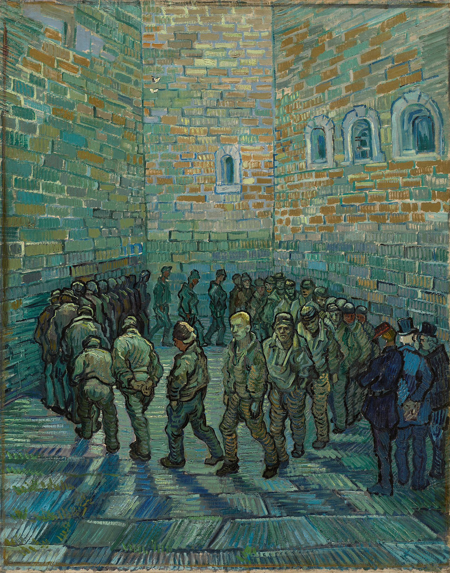 Прогулка заключённых, 1890