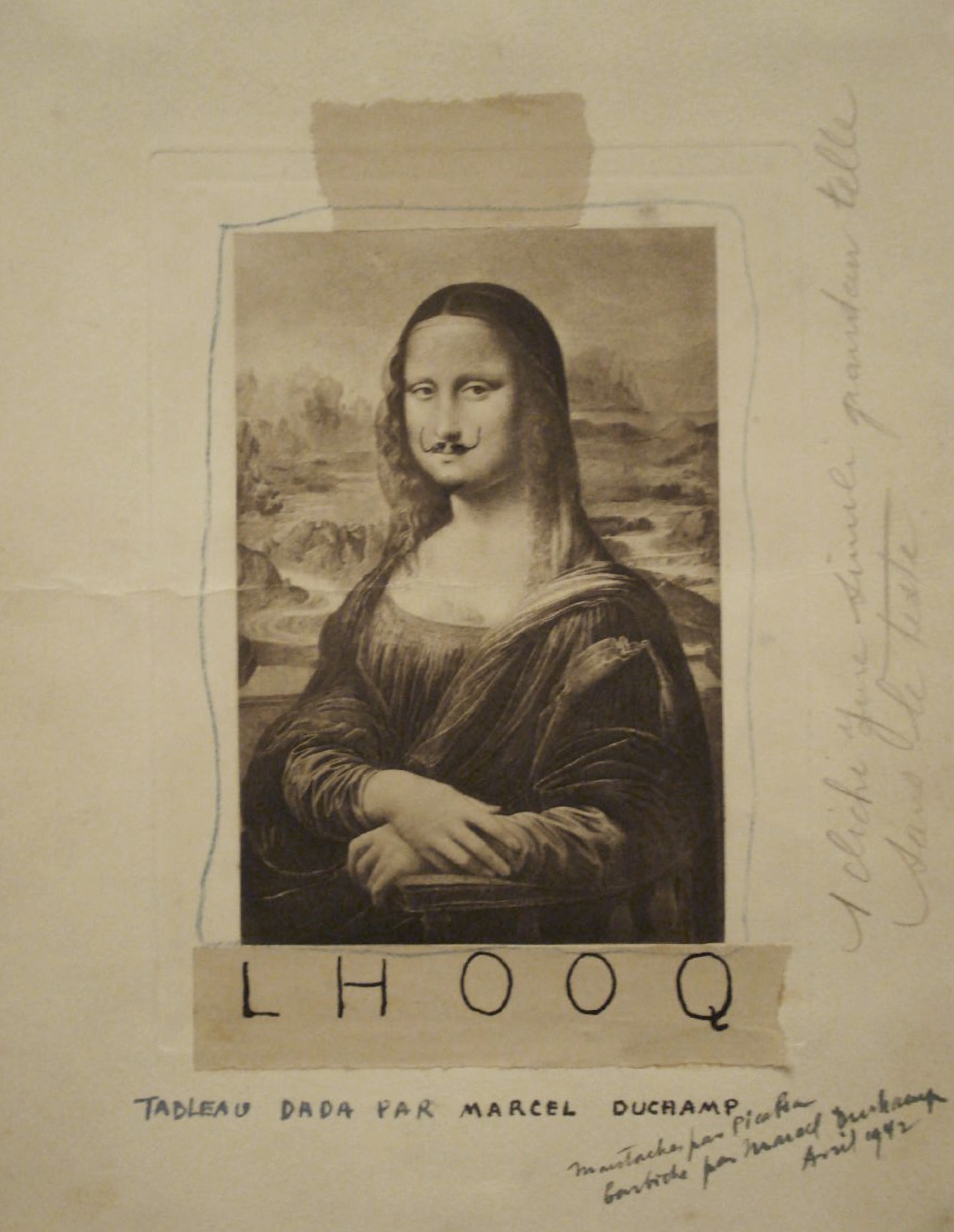 «L.H.O.O.Q.», 1919, Марсель Дюшан. Находится в частной коллекции