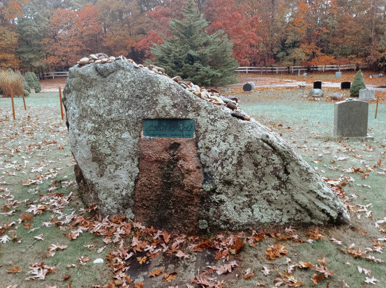Могила Джексона Поллока на кладбище Грин Ривер, Спрингс, США