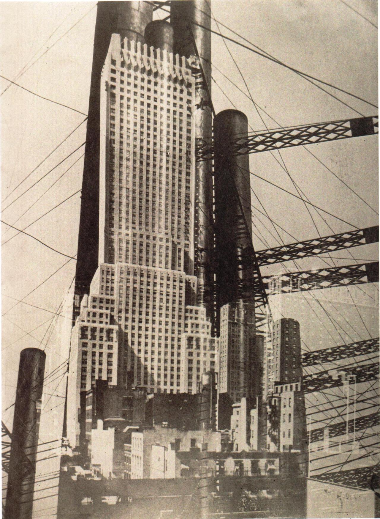 «Небоскрёб». Фотомонтаж, 1925 — 1926