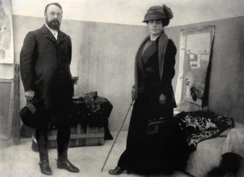 Анри Матисс. Анри и Амели Матисс. 1913 год.