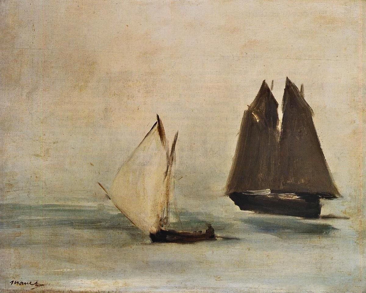 Морской пейзаж, 1869