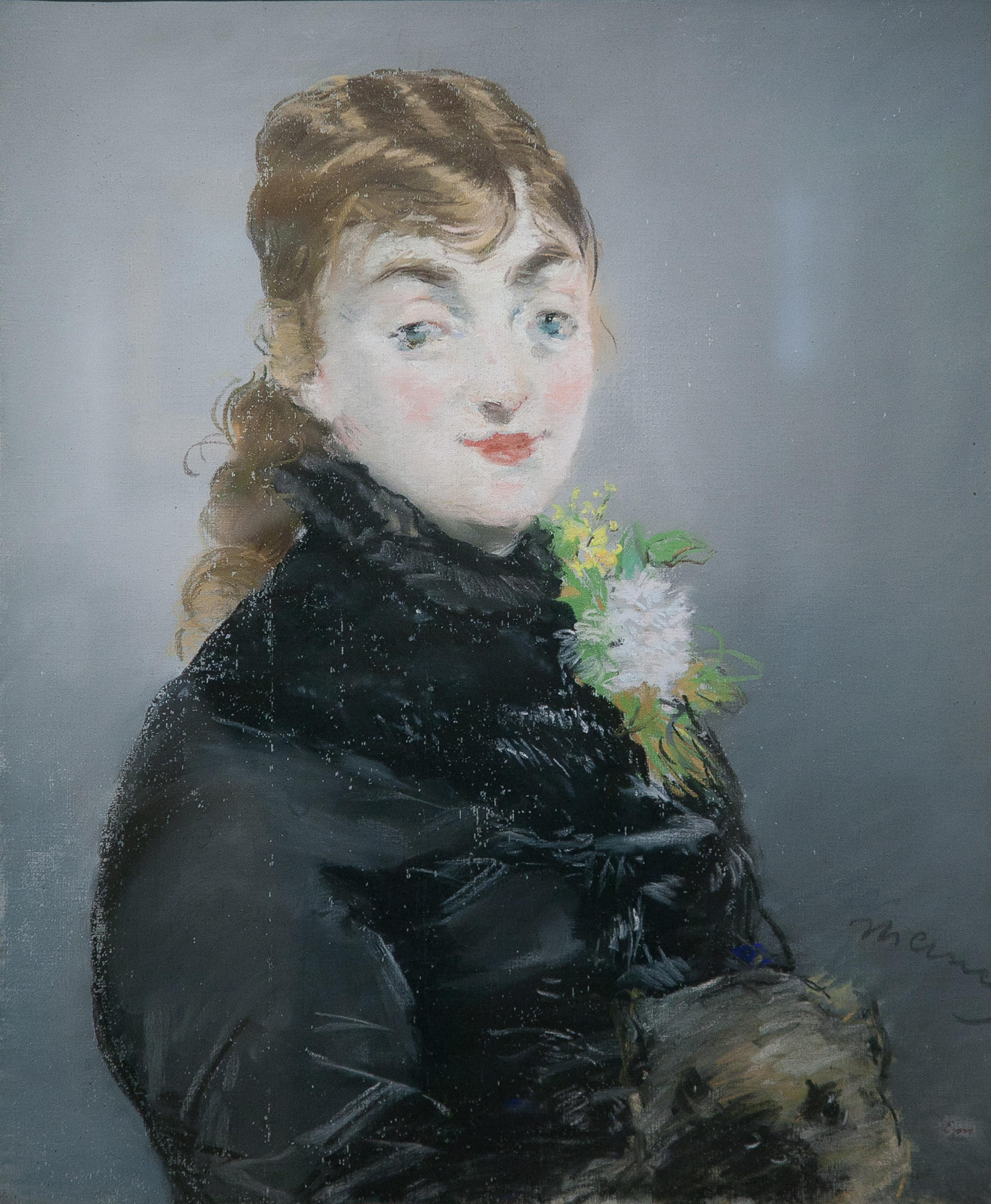 Портрет Мери Лоран с моськой, 1882