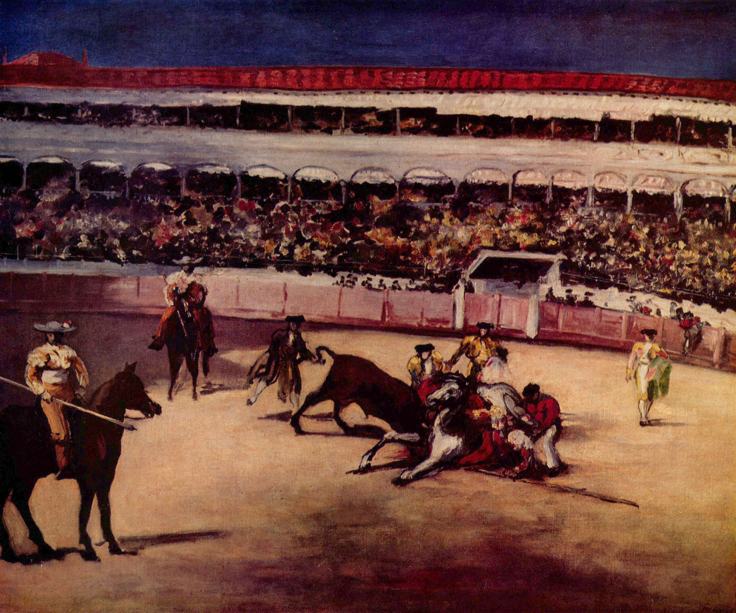 Бой быков в Мадриде, 1865 