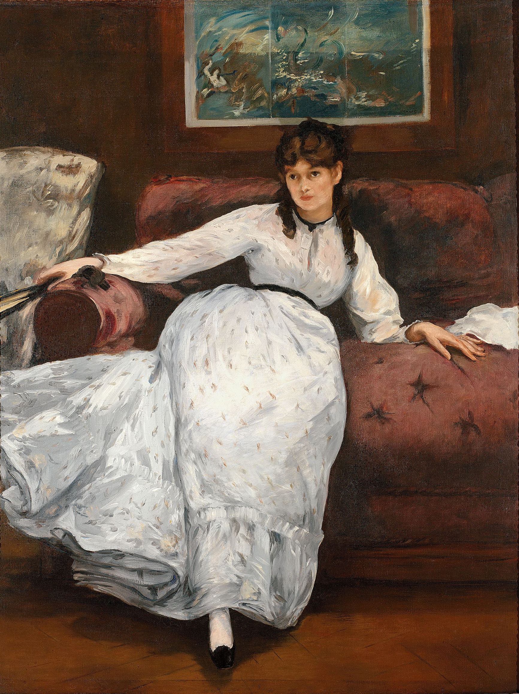 Отдых. Портрет Берты Моризо, 1870